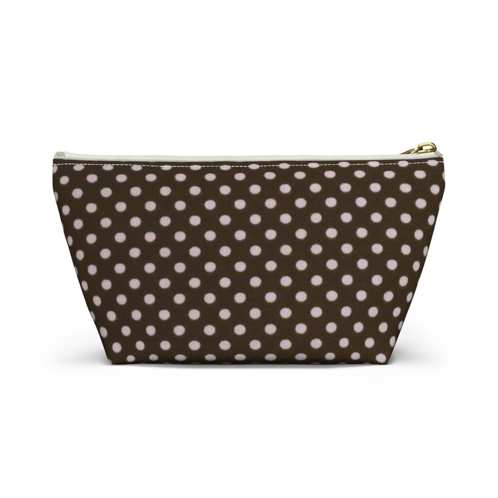 Brown Polka Dot mini bag
