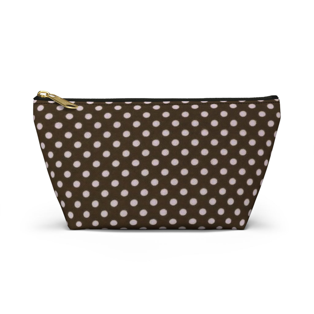 Brown Polka Dot mini bag