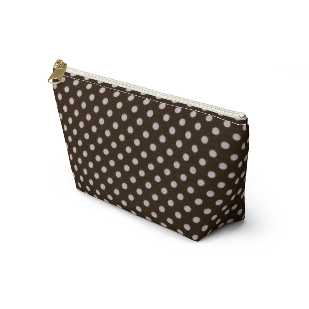Brown Polka Dot mini bag
