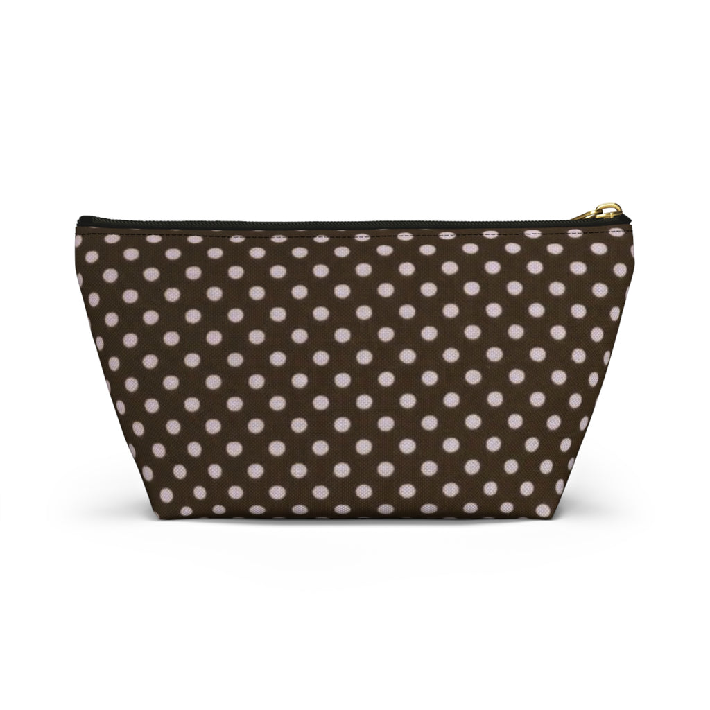 Brown Polka Dot mini bag