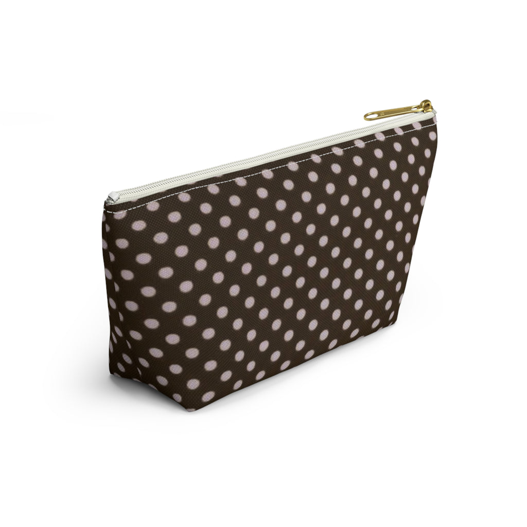 Brown Polka Dot mini bag